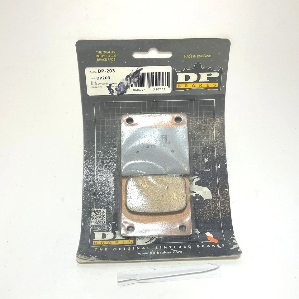 Pastilhas de freio sinterizadas padrão Suzuki DP Brakes 1977-1986 DP203 - Imagem 1 de 2