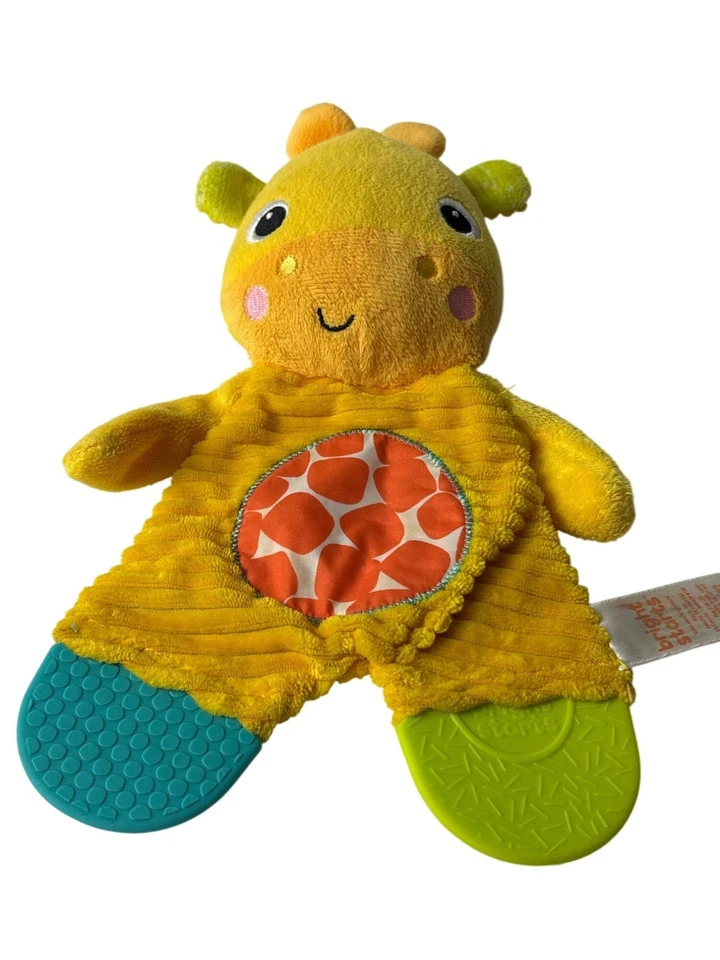 Bright Starts Giraffe Baby Teether Crinkle Toy  11.5 inches - Image 1 of 3