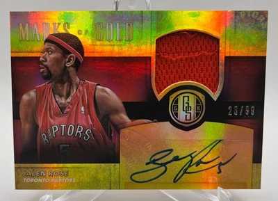 Jalen Rose 2015-16 Panini Gold Standard Marks of Gold AUTO/99 Foto 1 de 2