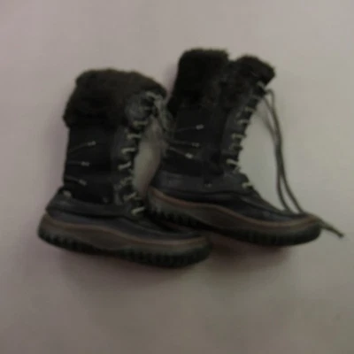 Botas Merrell Mujer Talla 8.5 Kassie Cuero Negro Altas Impermeables Cremallera Lateral Foto 1 de 4