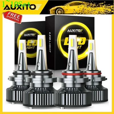 Combo 9005+9006+H11 LED Fog Headlight Light Hi/Low Beam Light White 1-10Set - Image 1 of 4