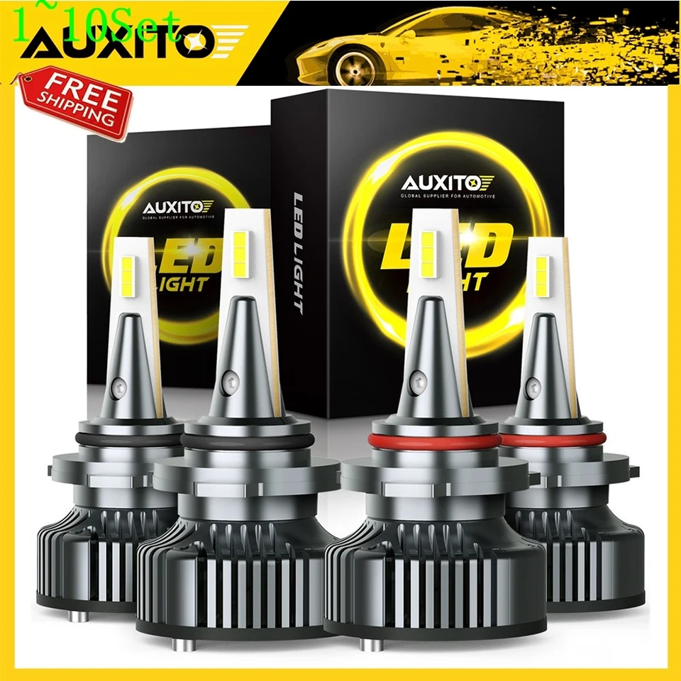 Combo 9005+9006+H11 LED Faros Antiniebla Luz de haz alto/bajo Blanco 1-10 Juego Foto 1 de 4