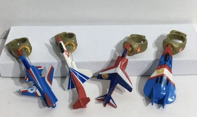 VTG 1988 Ring Raiders Commander Vector Victor Wing Lot OF 4 Planes COMPLETE SET - Image 1 of 4