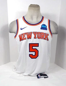 Camiseta deportiva blanca 2022-23 para hombre New York Knicks Immanuel Quickley #5 Swingman Sphere - Imagen 1 de 5