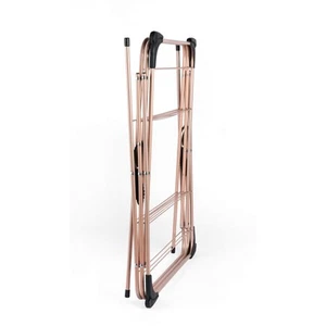 Beldray 3-Tier Airer Large Clothes Horse Drying Rack 7KG Collapsible Rose Gold - Picture 1 of 8