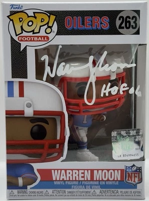 Warren Moon Signed Autographed Houston Oilers Funko Pop JSA COA  - Image 1 of 4