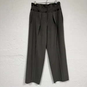 Giorgio Armani graue Hose weites Bein hoher Bund Anzughose Damen XL adrett - Bild 1 von 13