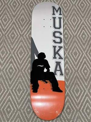 Shorty’s Chad Muska Orange Silhouette Skateboard Deck 7.75 X 31.5 Rare - Image 1 of 4
