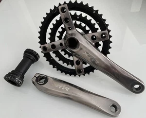 Shimano XTR FC-M960 Crankset 175mm 22/32/44T Triple MTB Cranks w/Bottom Bracket - Picture 1 of 5
