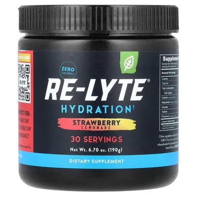 Hidratación Re-Lyte®, limonada de fresa, 6,7 oz (190 g) Foto 1 de 2