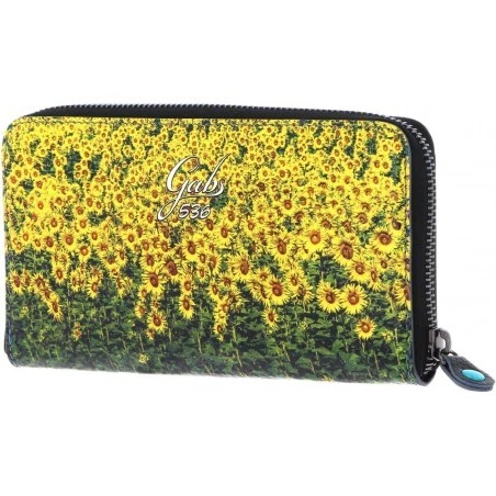 Portafoglio in pelle stampata Donna Gabs GMONEY17 Girasoli - Immagine 1 di 1