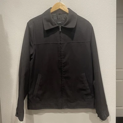 ALFANI Chaqueta Estilo Bombardero Cuello Negro Informal Cremallera Completa Ligera Talla M *LEER Foto 1 de 4