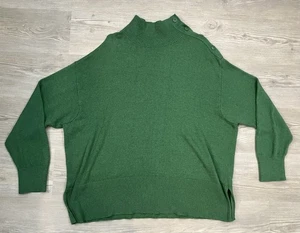 Banana Republic angedeuteter Rollkragenpullover Schulter Knopfdetail Damengröße XL - Bild 1 von 6