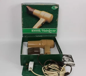 Boots 1000SL Haartrockner Vintage funktionstüchtig & verpackt Artikel Film TV Requisite - Bild 1 von 10