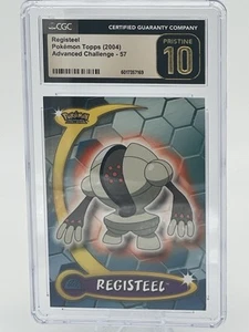 2004 Topps Pokemon Advanced Challenge Registeel #57 CGC 10 Gem Mint Pop 3 - Bild 1 von 2