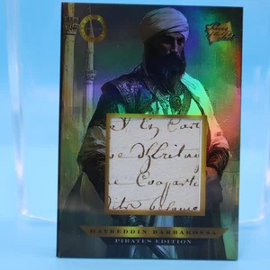 HAYREDDIN BARBAROSSA 2025 PIECES OF THE PAST PIRATES EDITION HANDWRITTEN RELIC a - Bild 1 von 2