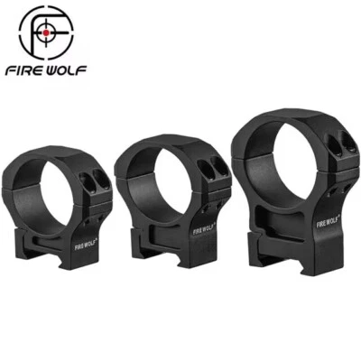 7075 Aluminum 34mm Scope Rings Low/Middle/High for Picatinny Wea...Rail Mount - Image 1 of 4