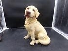 Large Yellow Labrador Golden Retriever Dog Statue 13"  Very  Adorable
