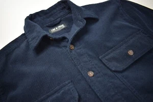 LINE OF TRADE Stone Corduroy Workshirt (Midnight) Men's Small - Picture 1 of 7