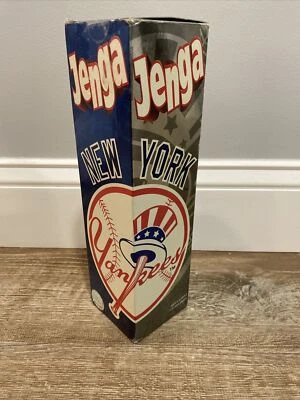 Official New York Yankees Jenga Collectors Edition Wooden Blocks Crafter MLB  - Image 1 of 4
