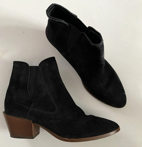 TOD’S TOD'S stivaletti stivaletti scamosciati neri tacco a punta donna misura 38 5 8 5