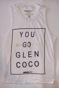 Mean Girls "You Go Glen Coco" XS transparentes weißes ärmelloses Shirt - Bild 1 von 4