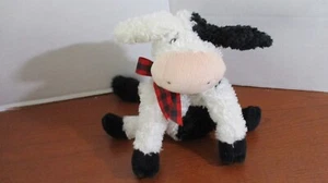 GUND ~ MICA BLOSSOM the Black & White Plush COW Stuffed Animal Beanbag - Picture 1 of 3