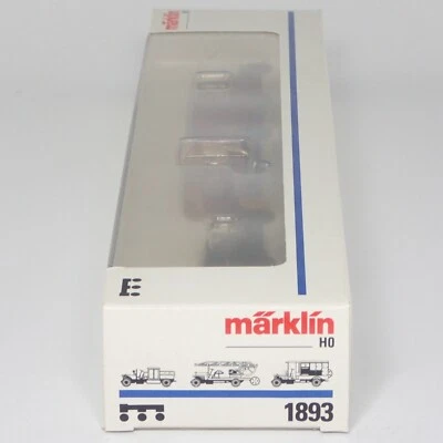 Märklin 1893 H0-Set 3 Oldtimer Feuerwehr-Modelle, OVP - Bild 1 von 3