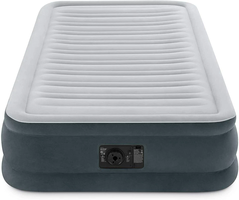 Intex 67766 Materasso gonfiabile letto singolo comfort Dura Beam con pompa Rotex - Immagine 1 di 4