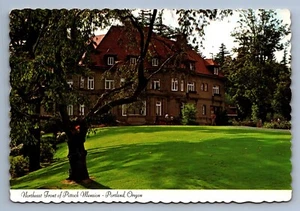 Postcard Vintage Front Of Pittock Mansion Portland Oregon Architecture 4 x 6 - Picture 1 of 2