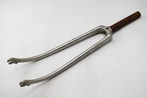 PEUGEOT? VINTAGE ALLOY ROAD BICYCLE FORK, 27", 1" THREADED/ 140MM STEERER (#17) - Picture 1 of 4