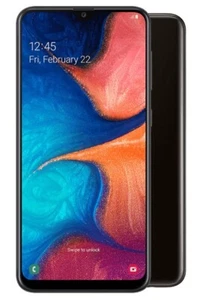 Samsung Galaxy A20e 32GB DUAL SIM Czarny ODBLOKOWANY + GPS NFC ANDROID KLASA A - Zdjęcie 1 z 4