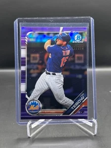 2019 BOWMAN DRAFT! TIM TEBOW! PURPLE CHROME REFRACTOR! #/250! NY METS! BCD92 - Picture 1 of 2