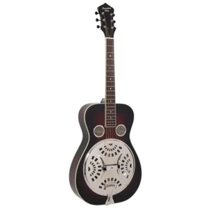 Recording King RR-36-VS Maxwell Round Neck Resonator Guitar, Vintage Sunburst - Picture 1 of 5