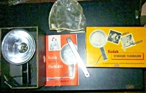 Vintage Kodak Standard Flash Holder Lumaclad Reflector Cover Bracket Instruction - Picture 1 of 7