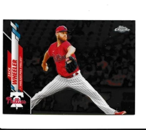 2020 Topps Update Chrome #U-20 ZACH WHEELER NY Mets Philadelphia Phillies - Picture 1 of 2