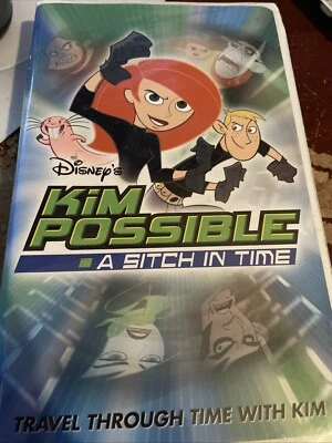 Disney's Kim Possible - A Sitch In Time 2004 VHS Cartoon Clamshell Case RARE OOP - Image 1 of 4