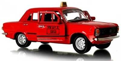 Fiat 125p Taxi Polish Legendary Car Model Diecast 1:341-:39 Scale Welly - Image 1 of 4