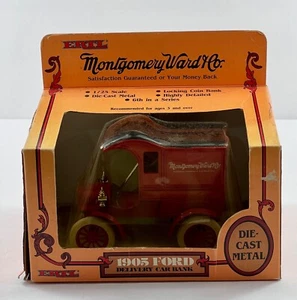 ERTL Montgomery Ward 1905 Ford Delivery Car Diecast Coin Bank 1:25 Scale 6th P1 - Picture 1 of 5