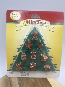 Vtg Westrim Miniature Christmas Tree Ornaments Resin Mini Tree #4464 Gingerbread - Picture 1 of 3