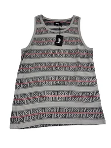 stüssy stripe tank grey - Picture 1 of 3