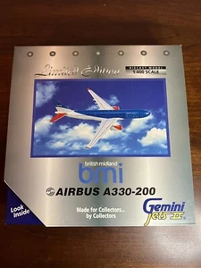BMI British Midland model plane 1:400 Airbus A330-200 Gemini Jets GJBMI368 NIB - Picture 1 of 4