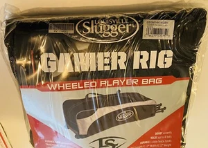 Bolso de jugador de ruedas Louisville Slugger Gamer plataforma 36x12x12 hasta 4 bates de béisbol - Imagen 1 de 4