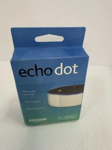 Amazon Echo Dot (2nd Generation) Smart Speaker w/Alexa - White New Sealed In Box - Picture 1 of 5