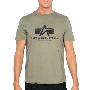 Alpha Industries Maglietta Basic Uomo T-Shirt, Oliva, XXL-XXL - Foto 1 di 1