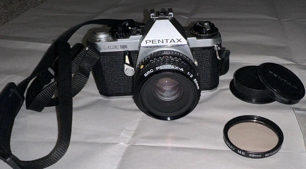 ‪『昭和レトロ』ペンタックス MEスーパー‪ PENTAX BLACK BODY PENTAX ME Super Film Cameras for sale - eBay