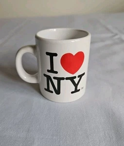 I Love NY Mini Taza Souvenir Taza Espresso Coleccionable Blanca 3 en Taza Nueva York - Imagen 1 de 6