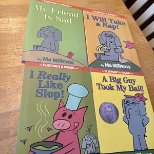 Lot of 4 Elephant and Piggie Books from Mo Willems. Nice - Picture 1 of 10