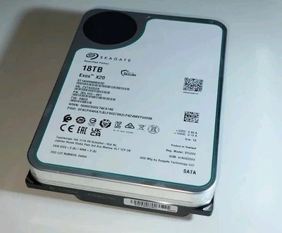 Seagate Exos X20 (7200RPM, 3,5 Zoll, SATA) 18TB Interne Festplatte -... - Bild 1 von 4
