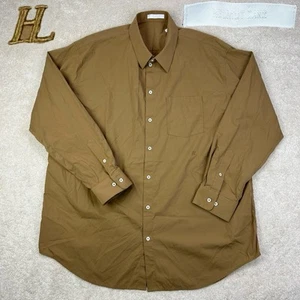 HELMUT LANG Herren Oversized Popeline Baumwolle Trench Pocket HLM72439 Button Shirt L  - Bild 1 von 17